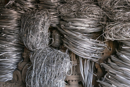 stainless steel cable reelsの写真素材