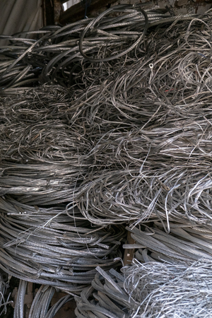 stainless steel cable reelsの写真素材