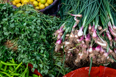 Mix vegetables at the marketの写真素材