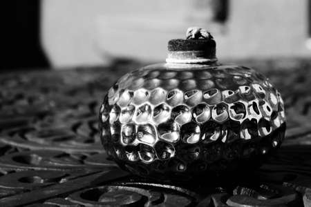 Lantern in Black and Whiteの写真素材