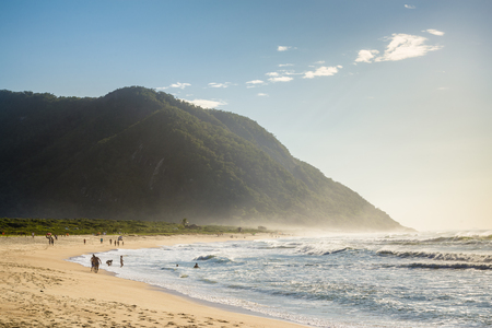 Grumari Beach, located in the West Zone of Rio de Janeiro - Brazilのeditorial素材
