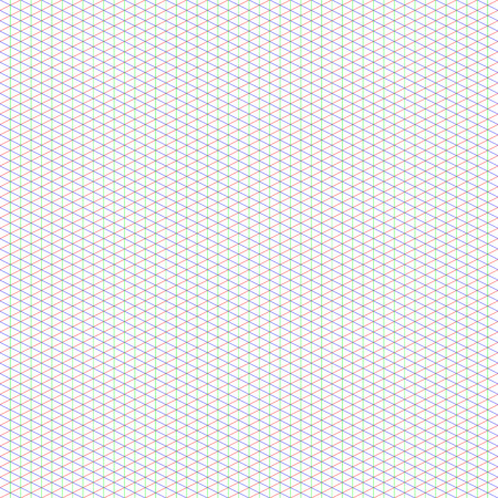 2:1 medium isometric grid ideal for pixel art, with three axis: x, y, z.のイラスト素材