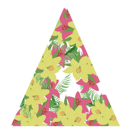 Tropical vector frameのイラスト素材