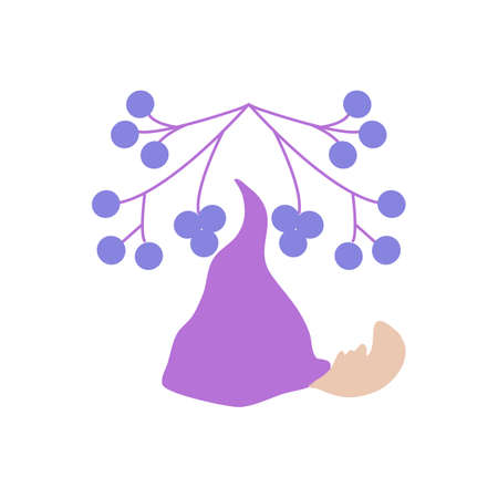 Cute vector gnomes in a Christmas decor, perfect to use on the web or in printのイラスト素材