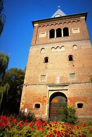 Catholic church of St. Bartholomew in the town of Drohobych Ukraine.のeditorial素材