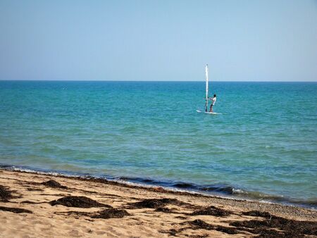 Crimea - the Black Sea city of Sudakの写真素材