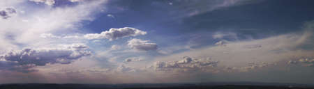 Cloudscape - Magaliesburg mountain rangeの写真素材