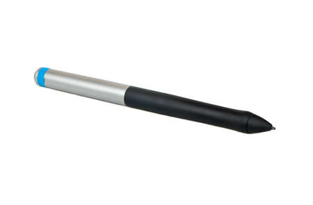 Pen for graphic tablet isolated on white backgroundの写真素材