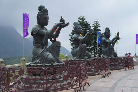 The Buddhist Statues in Ngong Ping
