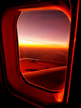 sky windowの写真素材