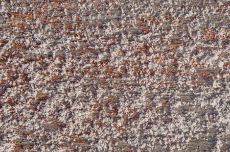 frost on the painted board.の写真素材