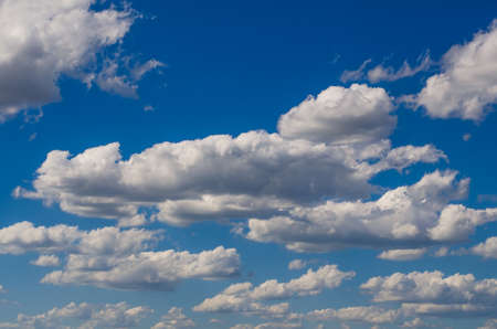 Blue sky with cloud background.