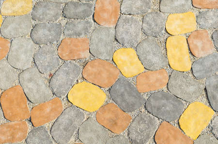 Colored concrete paving tiles texture background