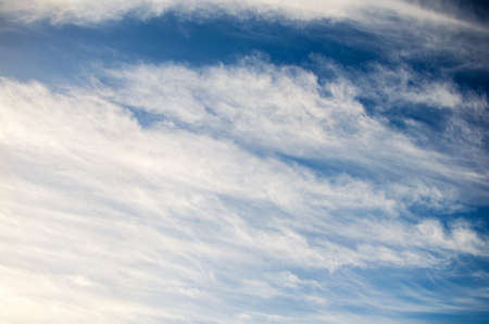 Beautiful clouds with sunlight against the blue sky.