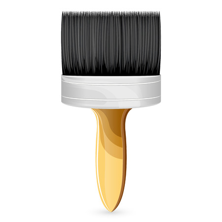 Vector illustration of a brushのイラスト素材
