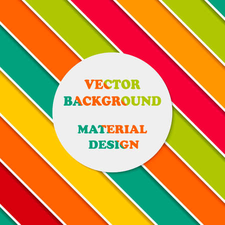 Vector colorful background with place for your text. Vector illustration of style material design. Wallpapers for web interfaces and mobile systems.のイラスト素材