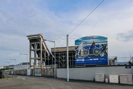 Clermont-Ferrand, France - 21 June 2023 : Famous Michelin Tyre Test Tracksのeditorial素材