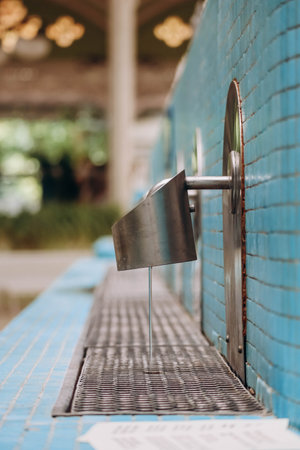 Vichy, France - June 18, 2023: Thermal springs and mineral waters in Vichy, Franceのeditorial素材