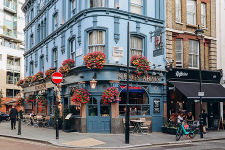 London, United Kingdom - September 25, 2023: beautiful Mayfair district in the West End of London,...