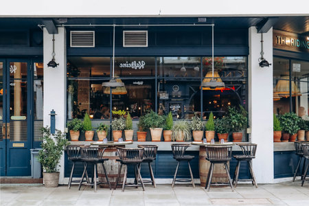 London, United Kingdom - September 25, 2023: beautiful Mayfair district in the West End of London,...