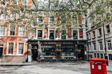 London, United Kingdom - September 25, 2023: beautiful Soho district in the West End of London, on an autumn warm dayのeditorial素材