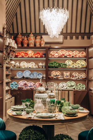 Bologna, Italy - October 6, 2024: Fabrizio Cocchi Showroom in the center of Bolognaのeditorial素材