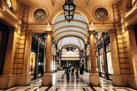 Turin, Italy - October 6, 2024: Cinema Lux in the historic center of Turinのeditorial素材