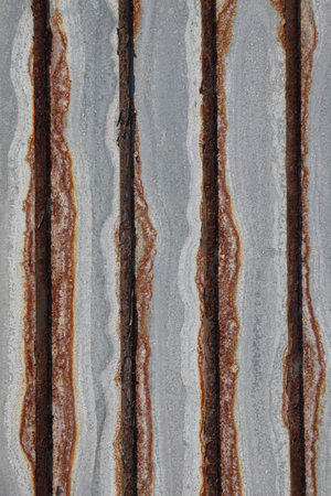 Texture - metal with rust stripes
