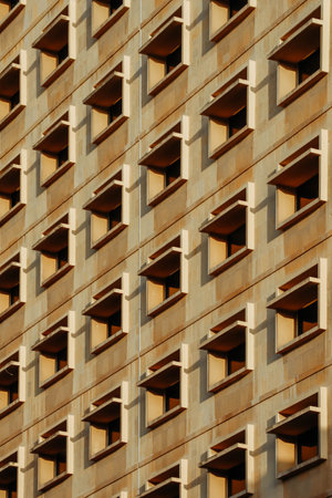 Beautiful, imperfect, authentic and graphic facades of Beirut (close-up)