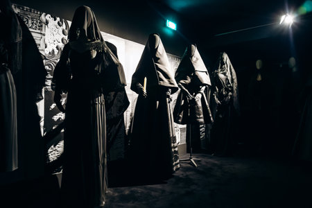 Paris, France - 23 February 2025: Dolce Gabbana exhibition at Grand Palais, gathering for the first time the unique creations of the luxury fashion houseのeditorial素材