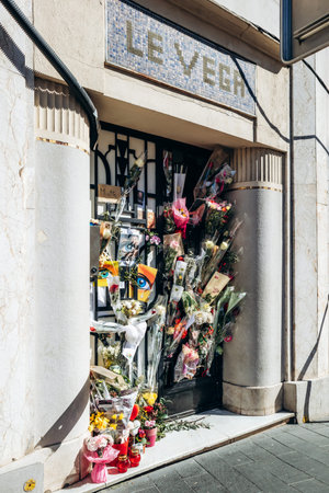Nice, France - March 29, 2026: Residential building at 56 rue Gounod in Nice where former French reality TV personality Loana Petrucciani was found deceased on March 25, 2026のeditorial素材