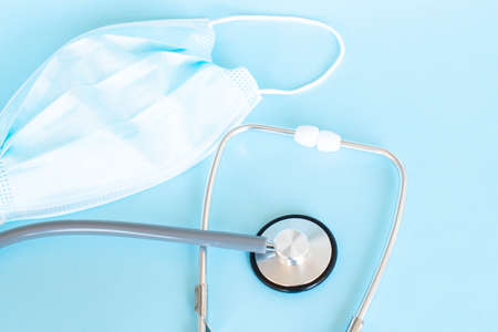 Red heart with stethoscope, heart health, health insurance concept, World heart day, world health day, world hypertension dayの写真素材