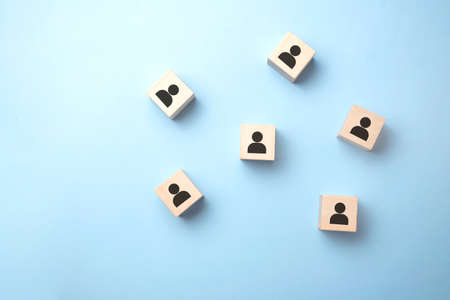 Human resource and talent management and recruitment business building team, Personal development of employee in organization.の写真素材