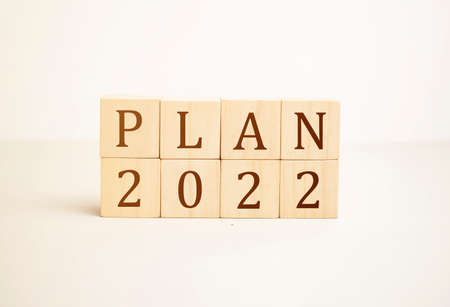 Action plan in 2022 concept for business strategy and development.の写真素材