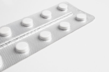 Medical pills on the white background. medical conceptの写真素材