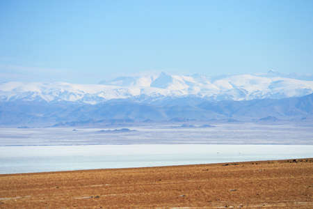 Picturesque landscape of Mongoliaの写真素材