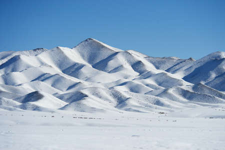 Picturesque landscape of Mongoliaの写真素材