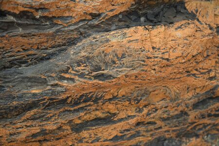 Abandoned quarry for coal mining in the Kemerovo regionの写真素材