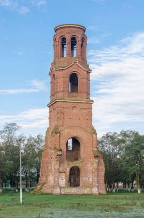 the old a ruined templeの写真素材