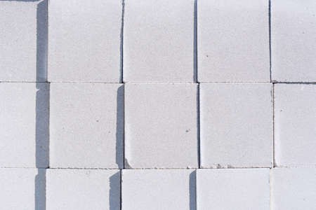 a folded the white silicate brick
