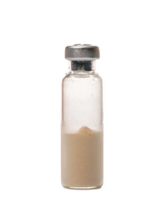 medical vials of contents for dilution liquidの写真素材