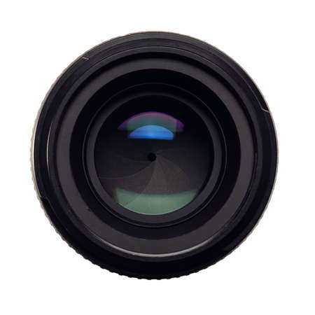 lens on a white background