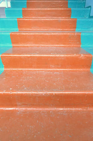 staircase in the entrance of a multi-storey buildingの写真素材