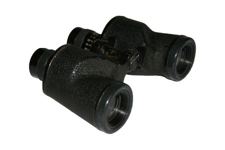 Black binocularsの写真素材