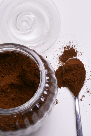 Fresh Roasted Brown Coffee. Espresso, breakfast drinkの写真素材