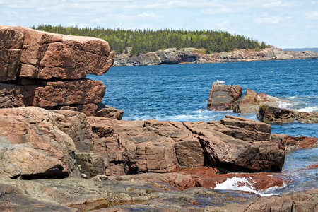 Scenic view of Atlantic Coast of Maine.