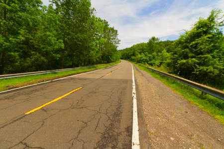 General view of a paved road