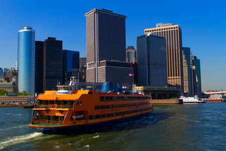 Views of New York City, USA. Staten Island Ferry.のeditorial素材