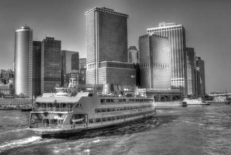 Views of New York City, USA. Staten Island Ferry.のeditorial素材