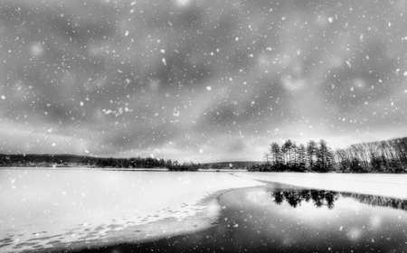 Winter landscapeの写真素材